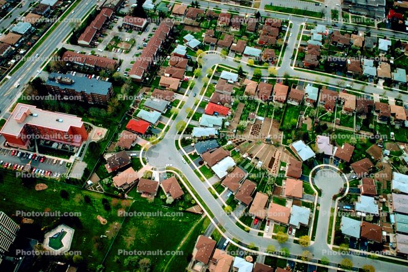 Homes, houses, streets, suburban, suburbia, Cul-de-sac, buildings