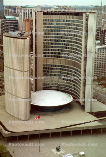 City Hall, Toronto Skyline, buildings, Cityscape