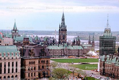 Peace Tower, Canadian Parliament, Government Building, landmark