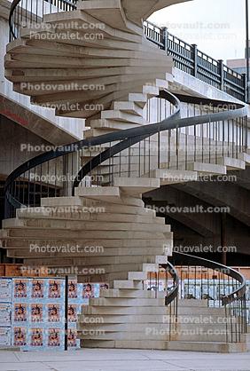 Spiral Staircase, Steps, Stairs