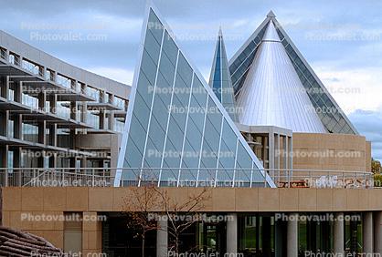 unique building, pyramid, triangle, building, triangular, Ottawa City Hall, Glass Pyramids, Government Building