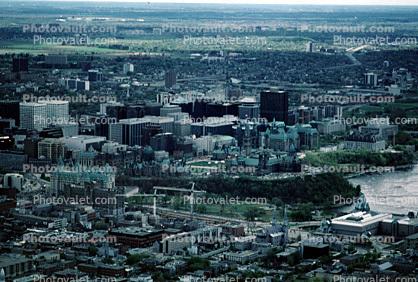 cityscape, skyline, buildings, Ottawa River