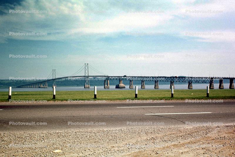 Isle of Orleans Bridge, Gaspe, June 1964, 1960s