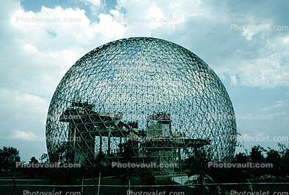 Montreal Biosphere, World Fair Expo 67, Geodesic Dome, Buckminster Fuller, Expo-67