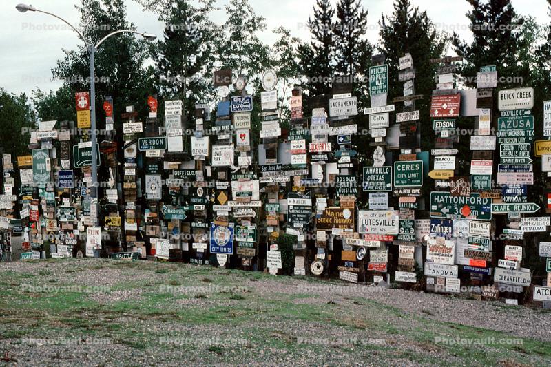 signage, Sign Post Forest, Watson Lake, Alaska Highway