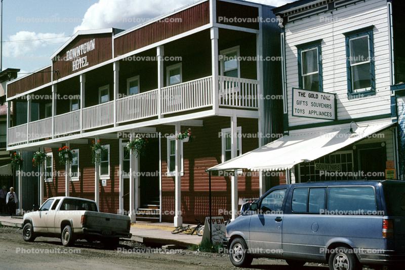 Downtown Hotel, Van, The Old Poke, Dawson City
