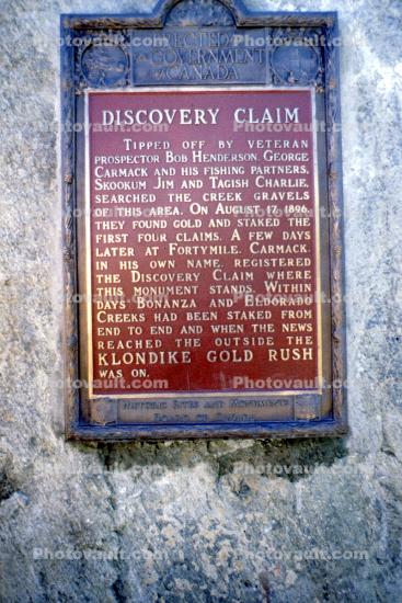 Discovery Claim, Klondike Gold Rush