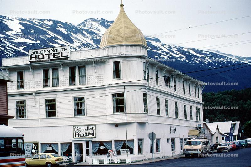 Golden North Hotel, building, dome, landmark