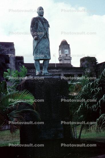 Ratu Sir Lala Sukuna, Fijian chief, scholar, soldier, and statesman, Statue, Monument, landmark, Suva
