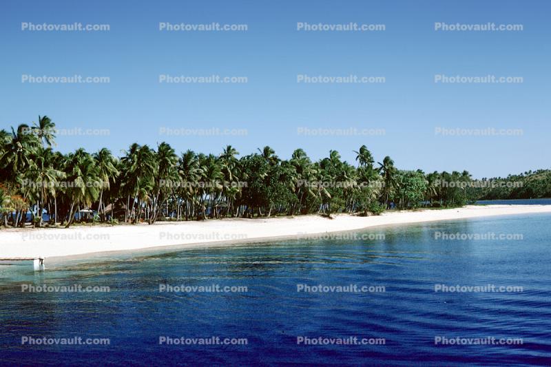 Village, Beach, Pacific Ocean, Sand, Trees, littoral zone, Nanuya-Lailai Plantation