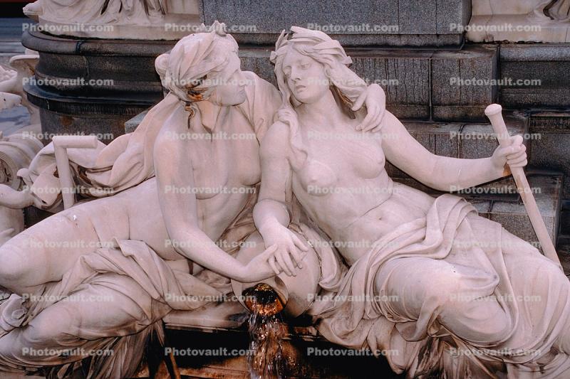 detail of Pallas Athene Fountain, Vienna
