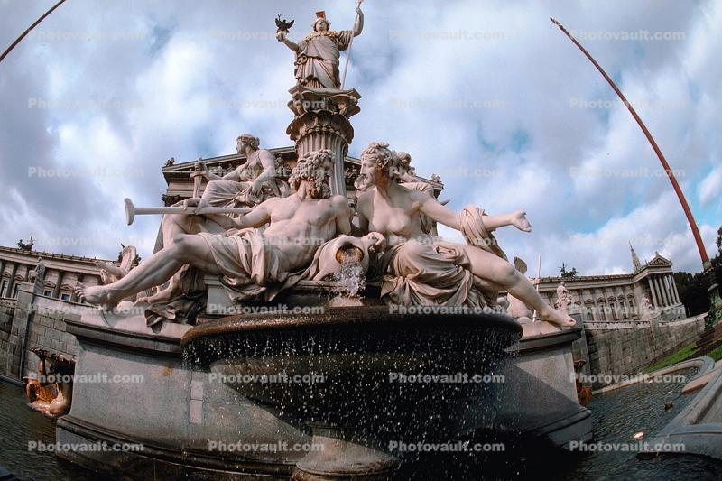 Pallas Athene Fountain, Parliament Building, Vienna