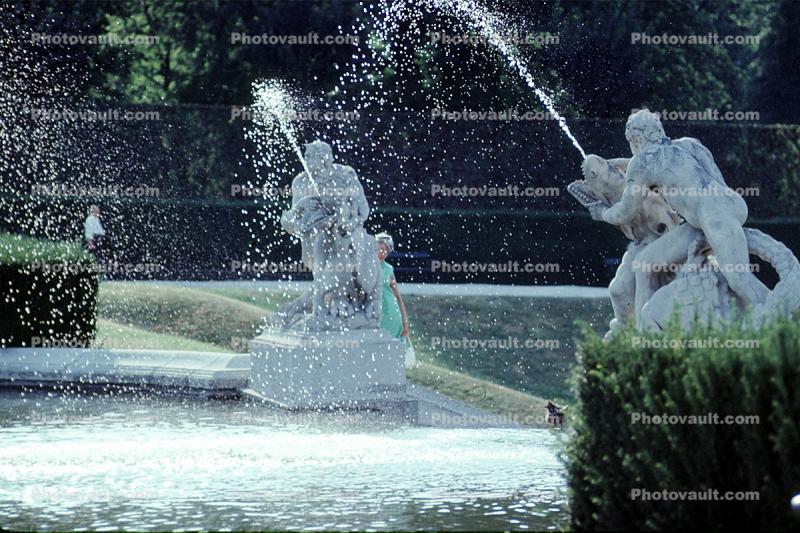 Water Fountain, aquatics, Statue, Sch?nbrunn Palace, Fountains, Vienna