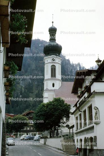 Church, Cathedral, Building, Road, Tower, Salzkammergut