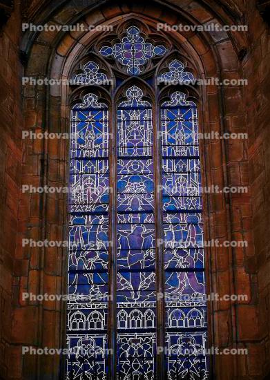 Stained Glass Window, Prague