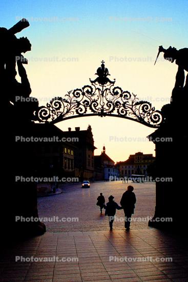 Entrance Gate, Hradcany, Castle Prague