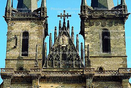 Kostel panny marie pred tynem (Tyn Church), Old Town Square, Prague