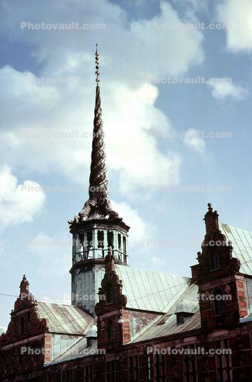 Borsen, Tower of the former Stock Exchange, Copenhagen