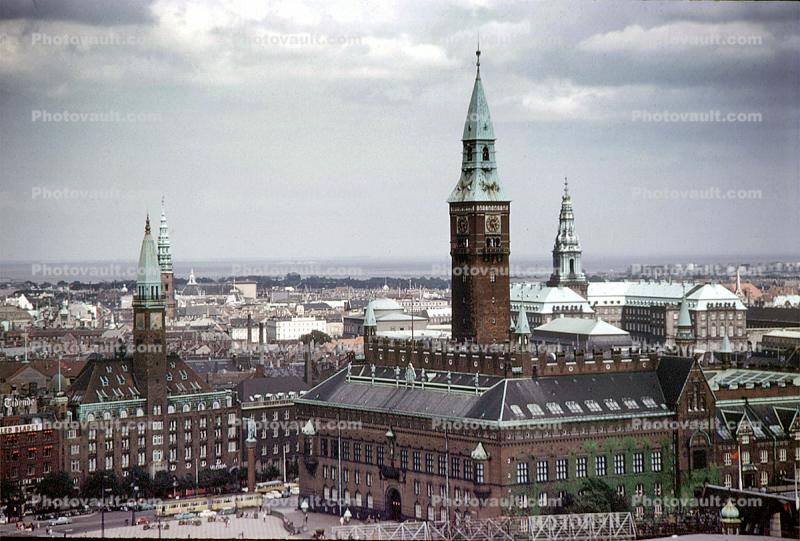 tower, cityscape, landscape, buildings, Town Square, Copenhagen