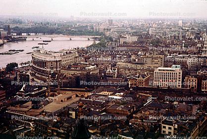 London Bridge, River Thames, 1950s