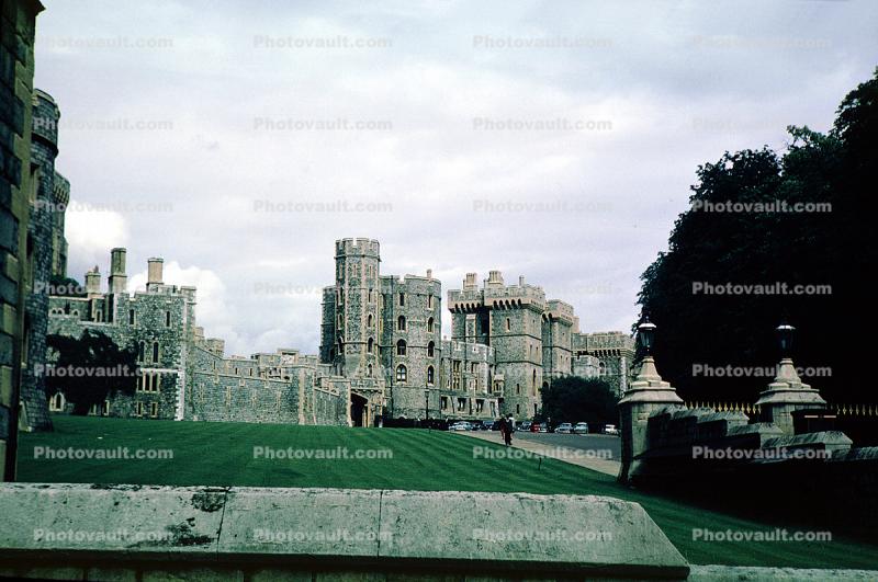 Windsor Castle, Building, Gardens1950's