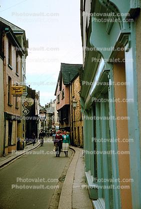 street, Saint Ives, England, 1965, 1960s