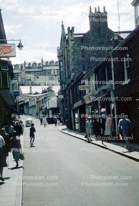 street, Saint Ives, England, 1950s