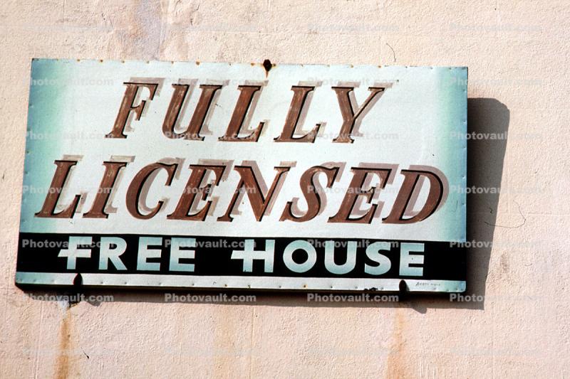Fully Licensed Free House, 1950s