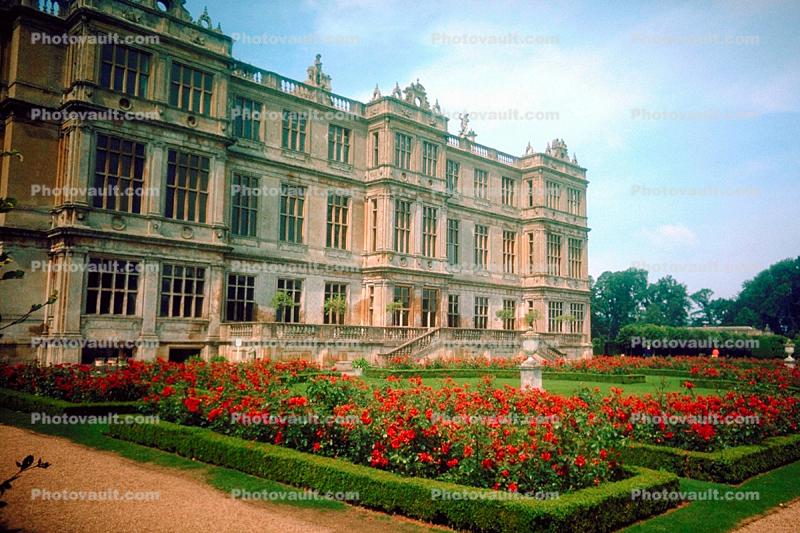 Longleat House, countryside, Sommerset, England, 1950s