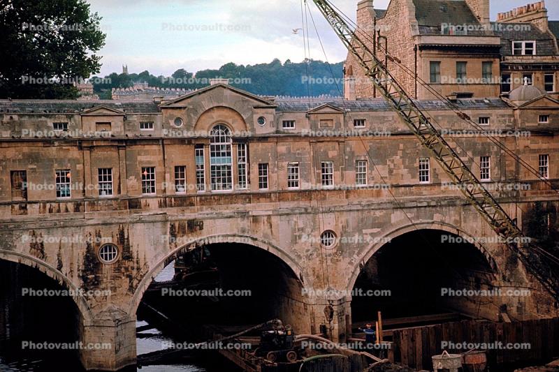 arch, landmark, building, bridge, Bath, England
