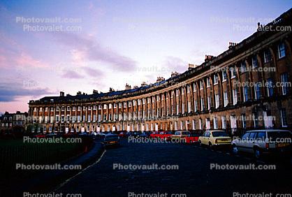 Royal Crescent, Bath, England, landmark