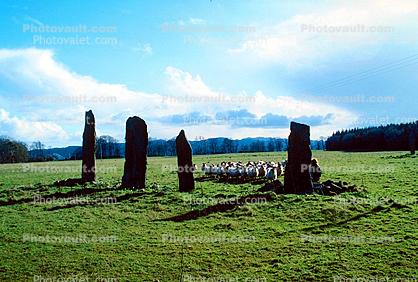 Standing Stones, Monolith, Ruin, Kilmartin Valley, Argyll, Scotland