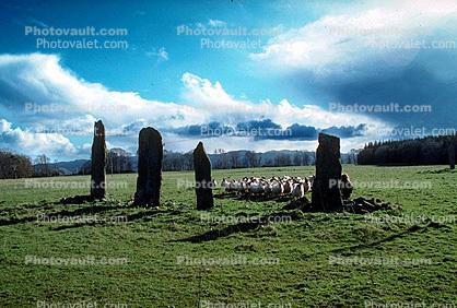 Monolith, Ruin, Kilmartin Valley, Argyll, Scotland