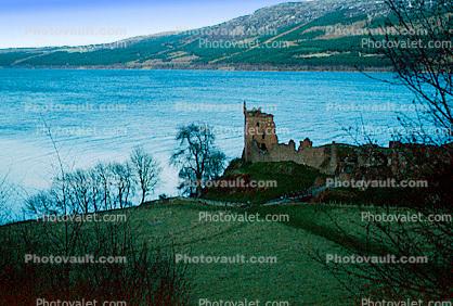 Urquhart Castle, Loch Ness, Scotland, landmark