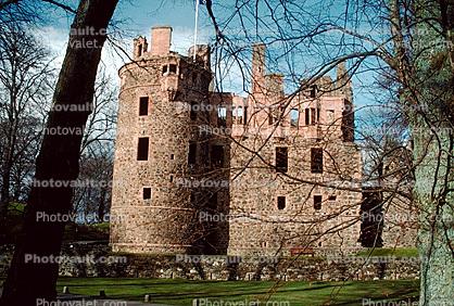 Huntly Castle, Town Square, landmark, Scotland