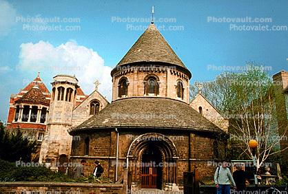 Church of the Holy Sepulchre, Round Anglican, landmark, famous building, Cambridge, England