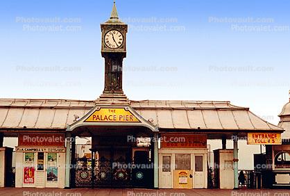 The Palace Pier, Clock Tower, Brighton, England