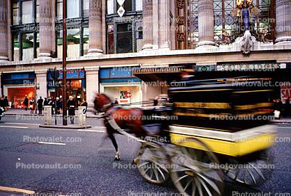 buildings, street, Horse, London