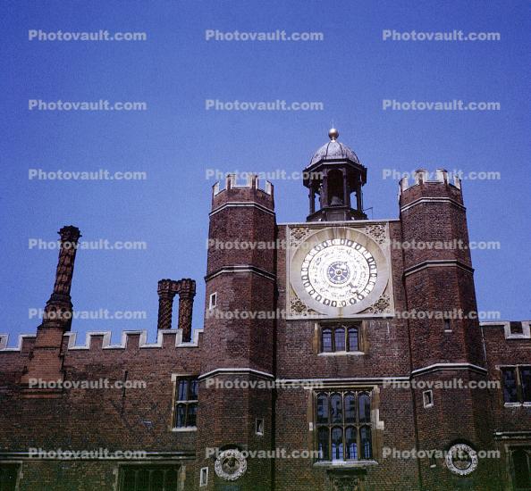 Zodiac Clock, Turret, Tower, Castle, outdoor clock, outside, exterior, building