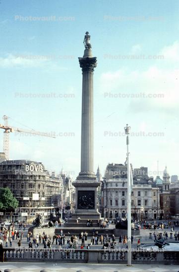 Lord Nelson Monument, Trafalger Square, City of Westminster