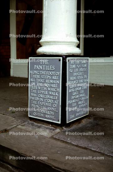 Column, The Pantiles, Royal Tunbridge Wells, Kent, England