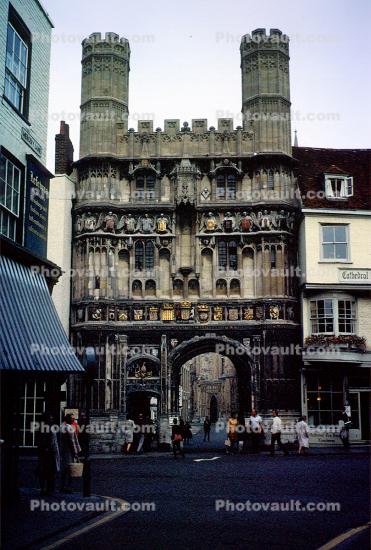 Turrets, Tower, Street, England, Turret, Castle