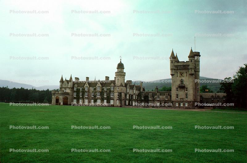 Balmoral Castle, large estate house, Aberdeenshire, Scotland, known as Royal Deeside