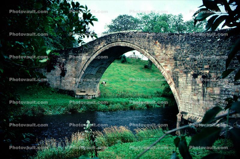 Arch Bridge over Creek, Brig O' Doon, Alloway, Ayrshire, Scotland