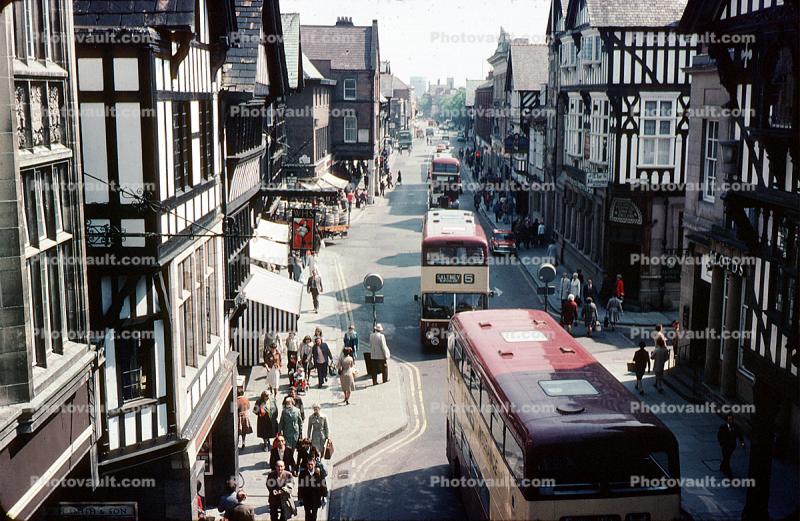 Double Decker Bus, Chester, Cheshire, England