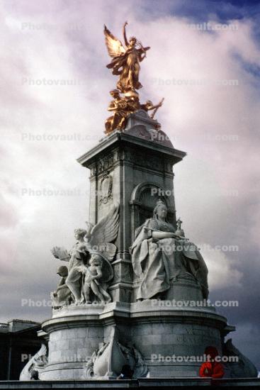 Queen Victoria Memorial, Statue, 1960s, landmark