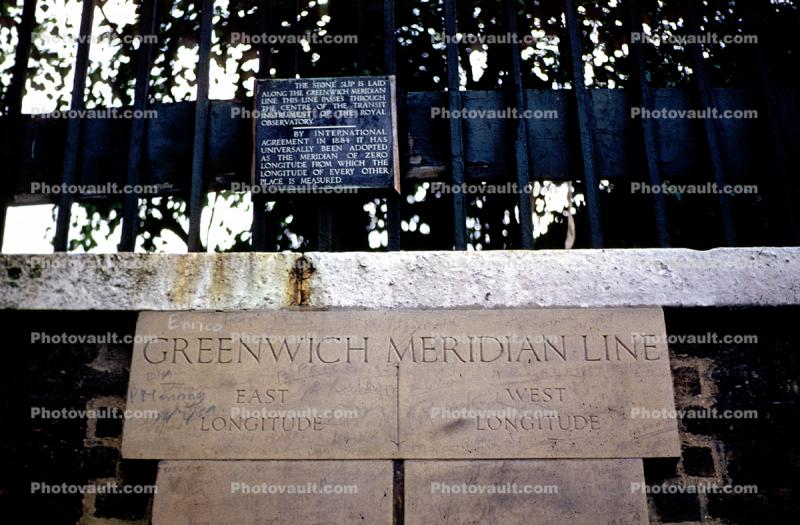 Greenwich Meridian Line, Longitude