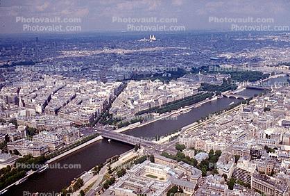 River Seine, streets, homes, bridges, buildings