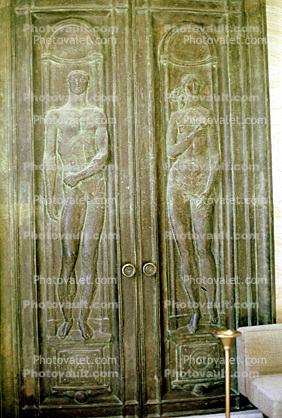 man, woman, bas relief, door, doorway, guy, Lady, Women, Female