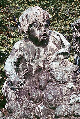 Boy, Statue, Patina